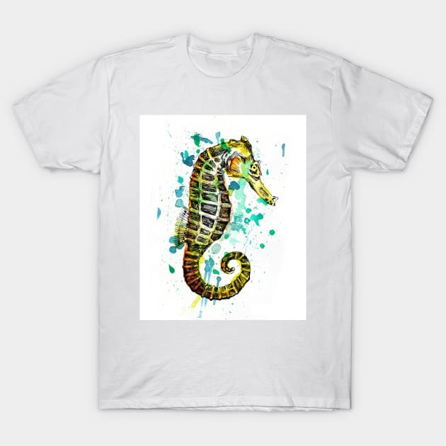 Seahorse image T-Shirt by rachelsfinelines